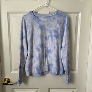 Athleta Sundown Tie Dye Light Weight Sweatshirt Size S